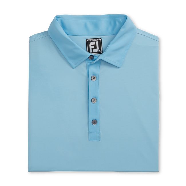 Camicie Footjoy Ginnastica Fit Lisle End-On-End Self Collar Uomo Azzurre | SFCXVQO-20