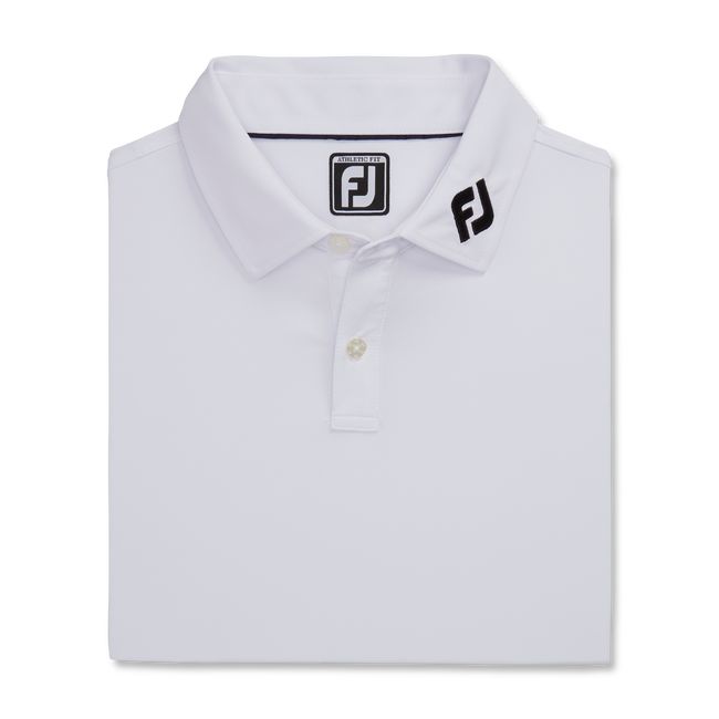 Camicie Footjoy Ginnastica Fit Solid Lisle Self Collar Uomo Bianche | HWJLQUG-26