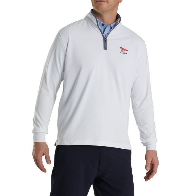 Felpa Footjoy 2023 U.S. Open Quarter-Zip Pullover Uomo Bianche | ZEUAHVP-94