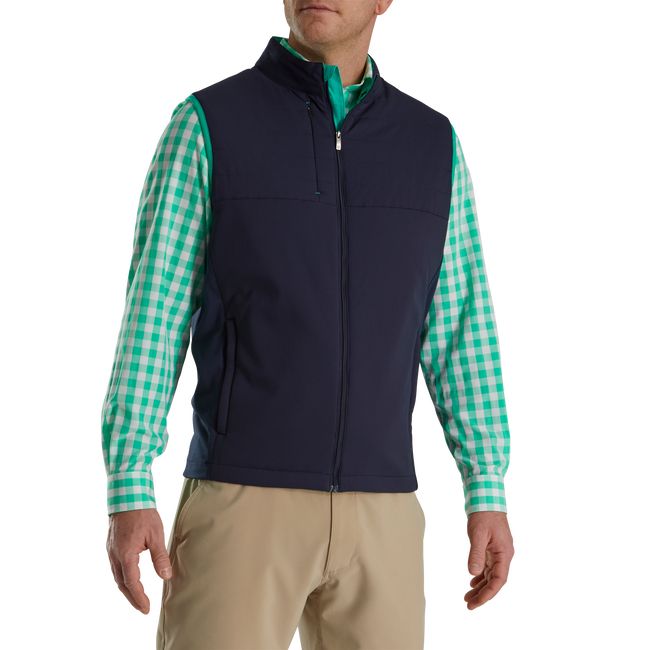 Gilet Footjoy Insulated Full-Zip Uomo Blu Marino Verdi | EAUDNGO-75