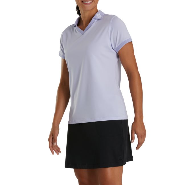 Camicie Footjoy End On End Open Collar Donna Viola | AMQGYWX-18