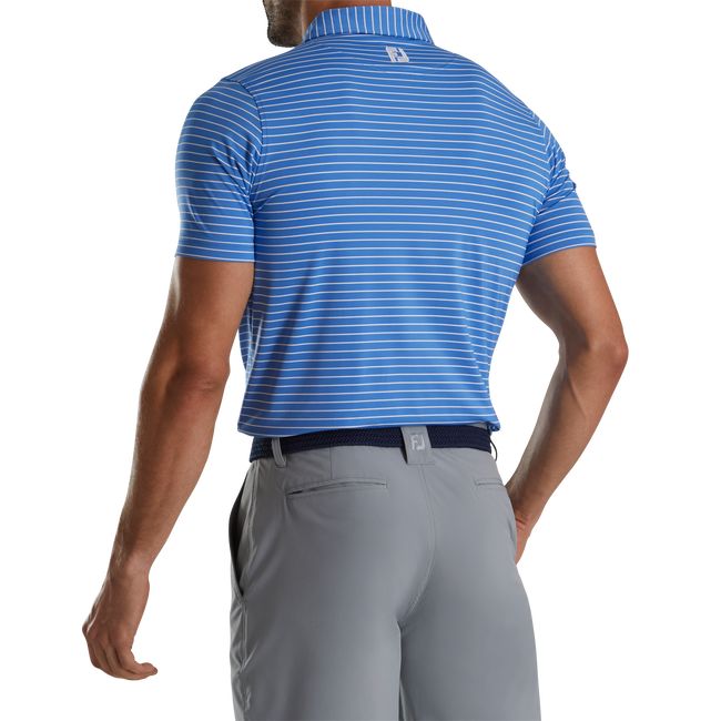 Camicie Footjoy Ginnastica Fit Classiche Stripe Self Collar Uomo Blu Marino | SVGYUEI-13