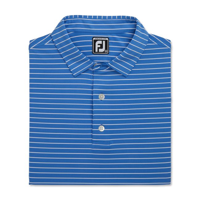 Camicie Footjoy Ginnastica Fit Classiche Stripe Self Collar Uomo Blu Marino | SVGYUEI-13