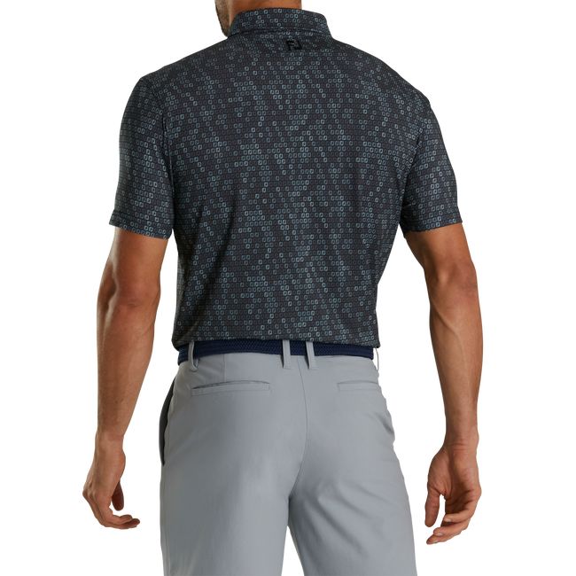 Camicie Footjoy Ginnastica Fit Lisle Digitale Camo Fj Print Uomo Nere | WRPBKXE-84