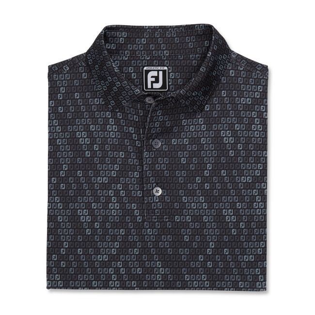 Camicie Footjoy Ginnastica Fit Lisle Digitale Camo Fj Print Uomo Nere | WRPBKXE-84