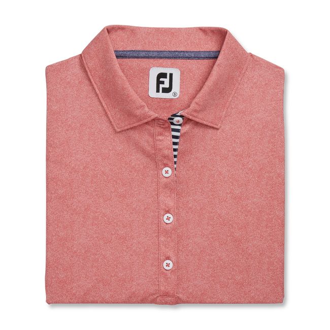 Camicie Footjoy Heather Lisle Self Collar Donna Rosse | OBYNCQU-12