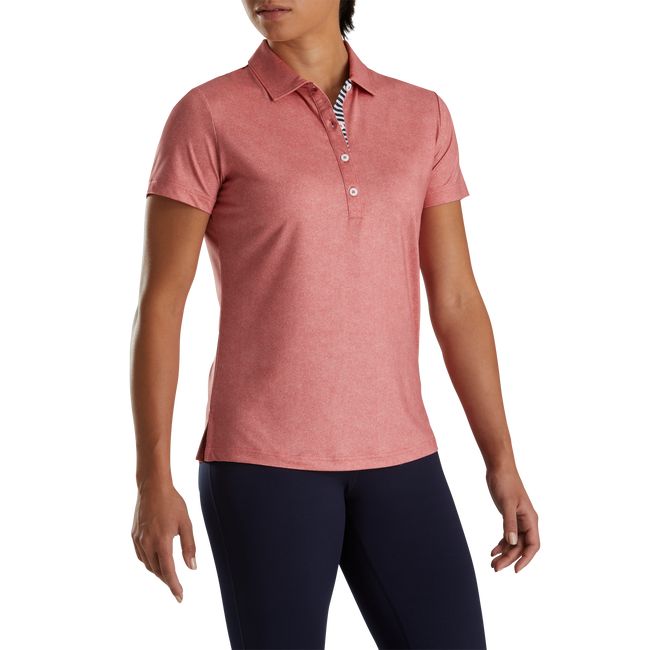 Camicie Footjoy Heather Lisle Self Collar Donna Rosse | OBYNCQU-12