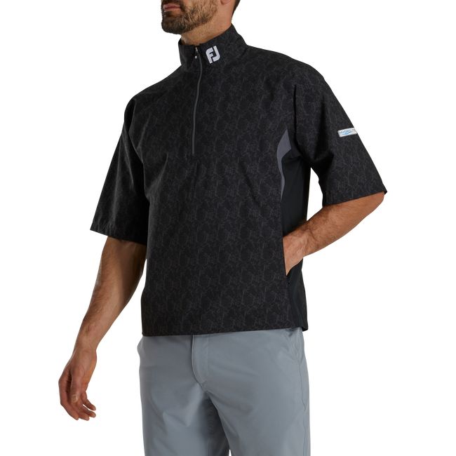 Camicie Footjoy HydroLite Corta Sleeve Rain Uomo Nere | OFZBWIQ-54