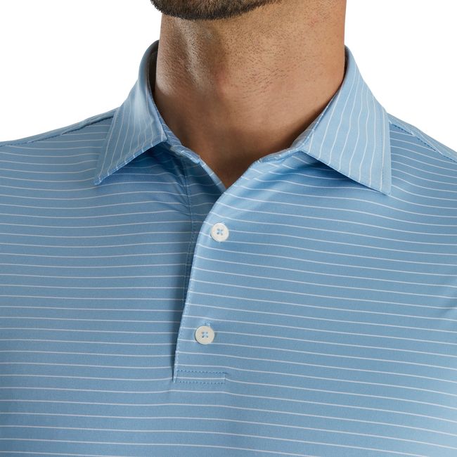 Camicie Footjoy Lisle Classiche Pencil Stripe Uomo Blu | XCMLZBY-03