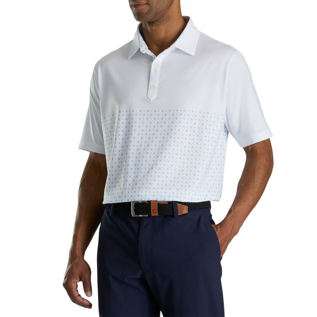 Camicie Footjoy Lisle Engineered Foulard Self Collar Uomo Bianche | OVWILDT-29