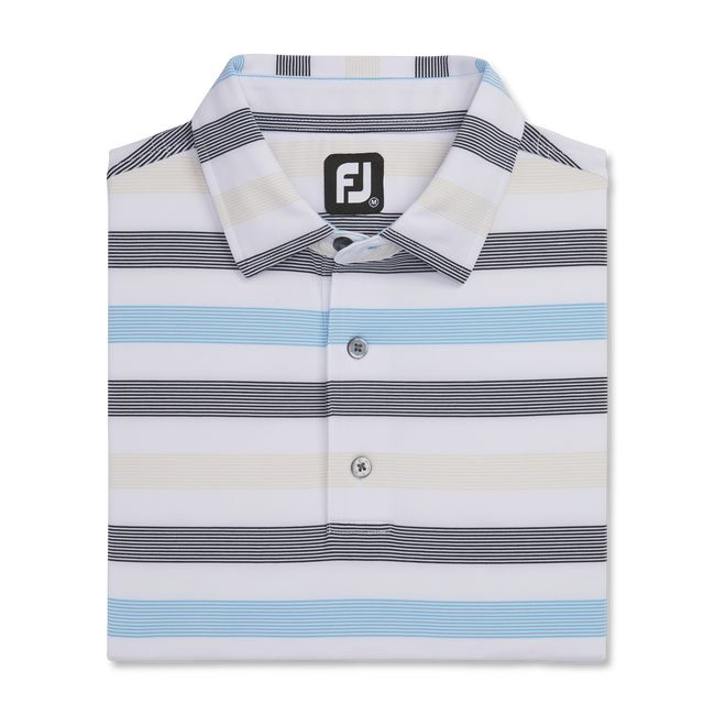 Camicie Footjoy Lisle Light Stripe Self Collar Uomo Colorate | NBRGYCP-83