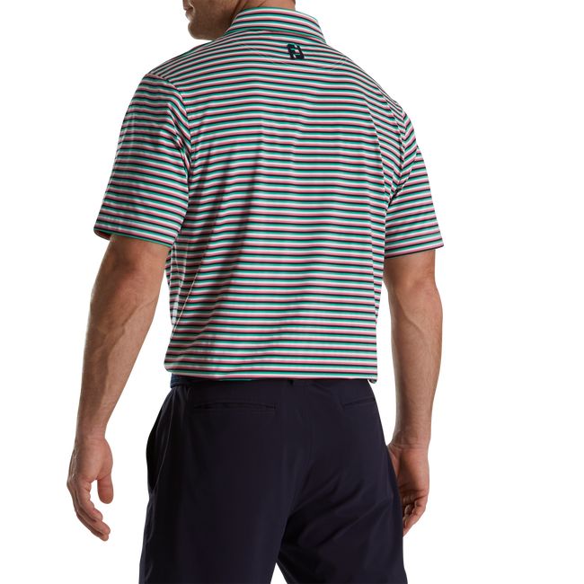 Camicie Footjoy Multi Stripe Lisle Self Collar Uomo Colorate | JYHEZNK-37