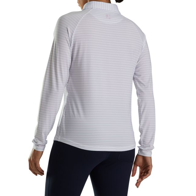 Camicie Footjoy Pin Stripe Sun Protection Donna Bianche | CESGTOR-32