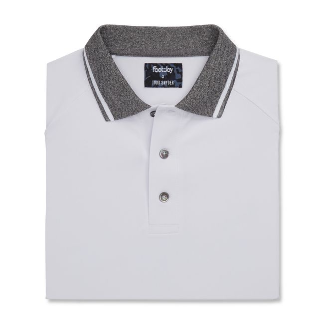 Camicie Footjoy Raglan Knit Pique Polo Uomo Bianche | MFYHNZE-94