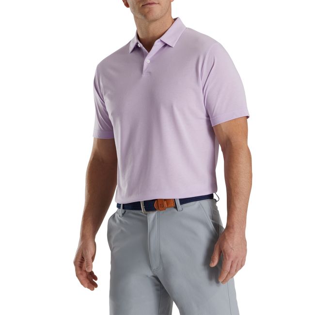 Camicie Footjoy Solid Jersey Uomo Viola | SAIQGPE-47