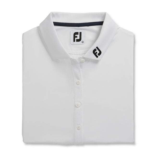 Camicie Footjoy Solid Lisle - Fj Tour Collar Donna Bianche | IHFNBYL-57