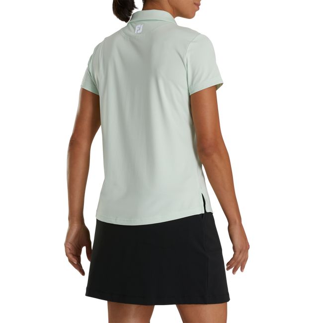 Camicie Footjoy Solid Lisle Self Collar Donna Menta | FQXEYPL-26