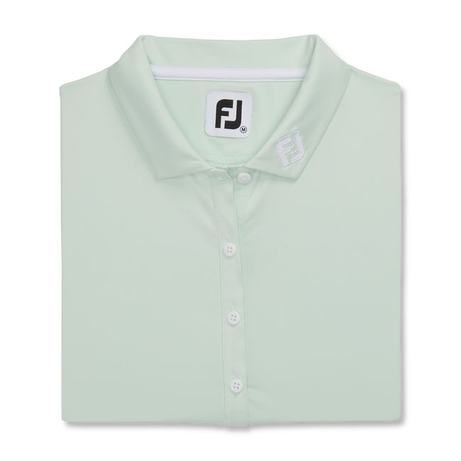 Camicie Footjoy Solid Lisle Self Collar Donna Menta | FQXEYPL-26