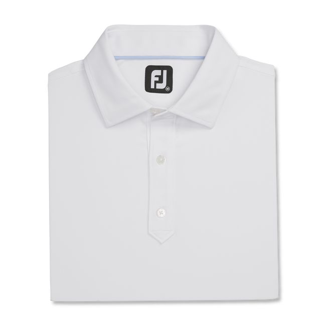 Camicie Footjoy Solid Lisle Set On Placket Uomo Bianche | BRJGZTO-19