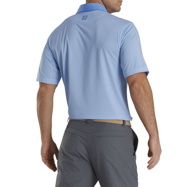 Camicie Footjoy Stretch Lisle Mini Check Print Uomo Blu | LHNWGJC-14