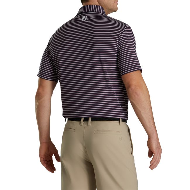 Camicie Footjoy Stretch Lisle Pinstripe Uomo Grigie | APKRCHY-70