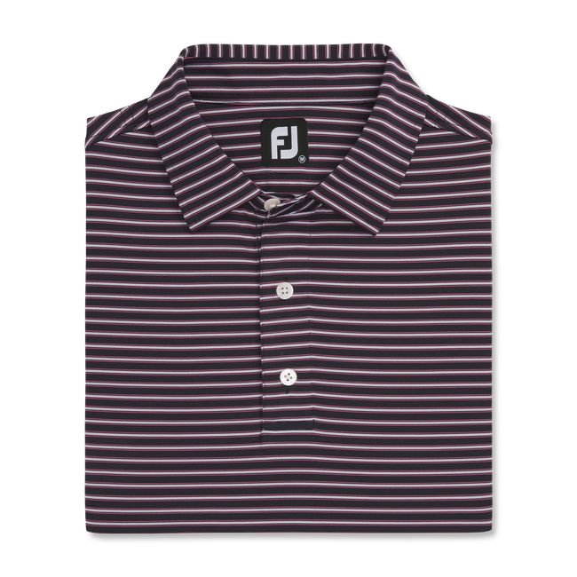 Camicie Footjoy Stretch Lisle Pinstripe Uomo Grigie | APKRCHY-70