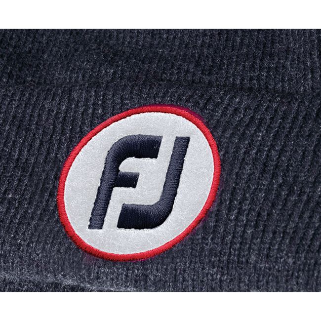 Cappelli Footjoy Pom Pom Solid Knit Uomo Blu Marino | UJWFODP-34