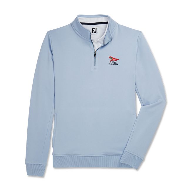 Felpa Footjoy 2023 U.S. Open Quarter-Zip Pullover Donna Blu Chiaro | SCNBFJO-38