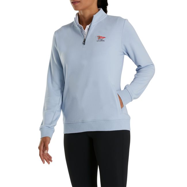 Felpa Footjoy 2023 U.S. Open Quarter-Zip Pullover Donna Blu Chiaro | SCNBFJO-38