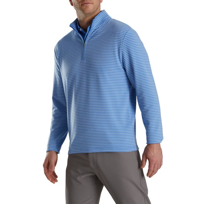 Felpa Footjoy French Terry Quarter-Zip Uomo Blu | TVZBMUI-23