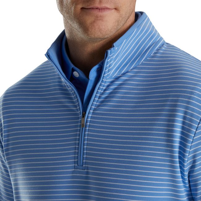 Felpa Footjoy French Terry Quarter-Zip Uomo Blu | TVZBMUI-23