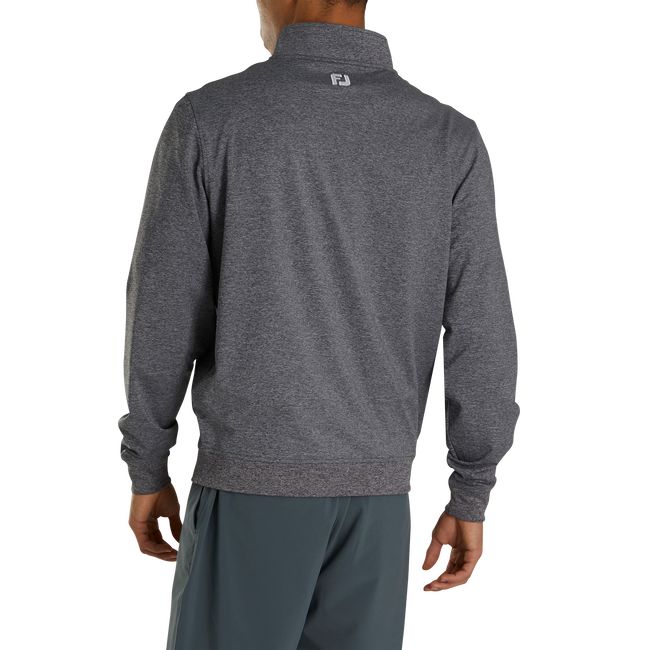 Felpa Footjoy Half Zip Pullover With E Zip Uomo Grigie | QTSGABJ-23