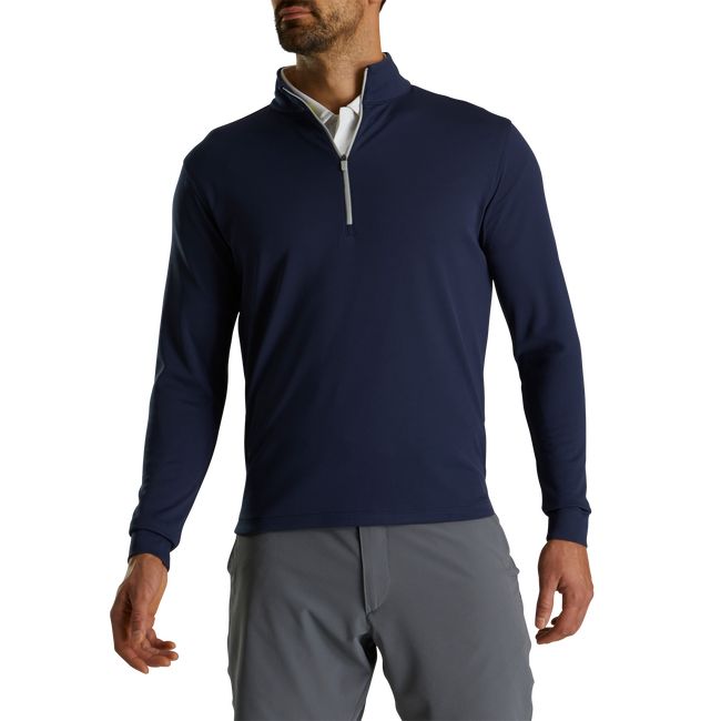 Felpa Footjoy Hypr Mid-Layer Uomo Blu Marino | KICOPEB-65