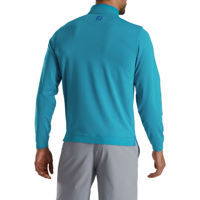 Felpa Footjoy Leggere Quarter-Zip Uomo Verde Acqua | DBCVOUP-68