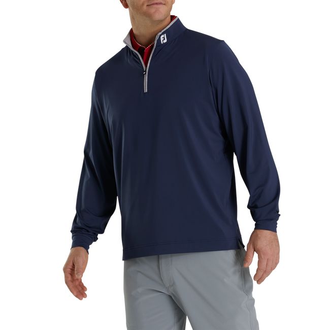 Felpa Footjoy Leggere Solid Mid-Layer - Fj Tour Logo Uomo Blu Marino | AXKLMYH-56