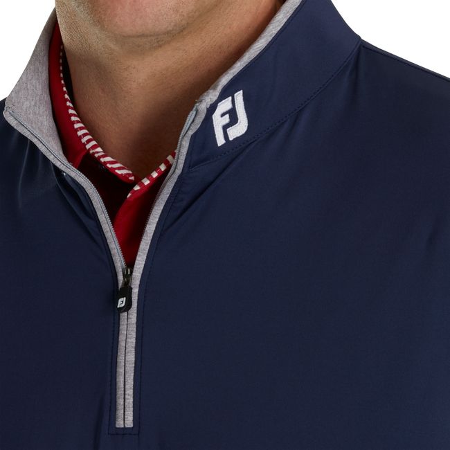 Felpa Footjoy Leggere Solid Mid-Layer - Fj Tour Logo Uomo Blu Marino | AXKLMYH-56