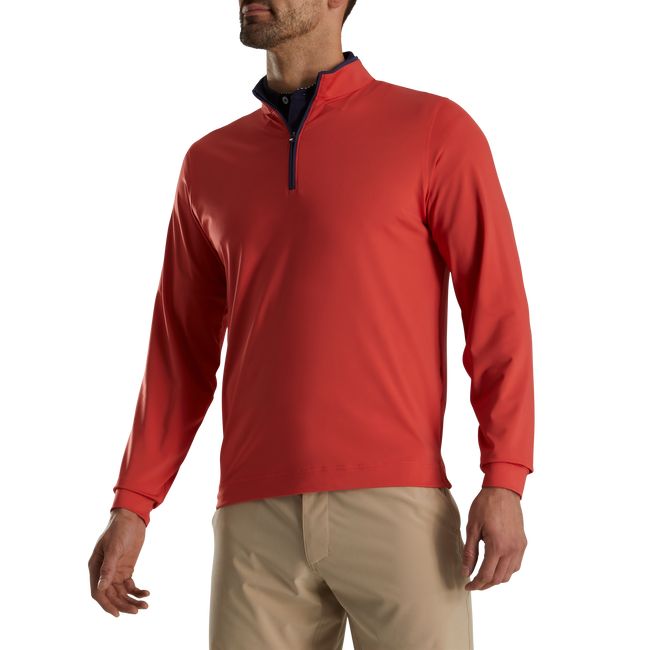 Felpa Footjoy Leggere Solid Mid-Layer Uomo Rosse | POCISGY-56