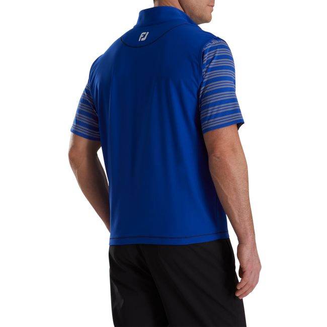 Felpa Footjoy Quarter-Zip Brushed Back - Fj Tour Logo Uomo Blu Scuro | NEGHQFP-26