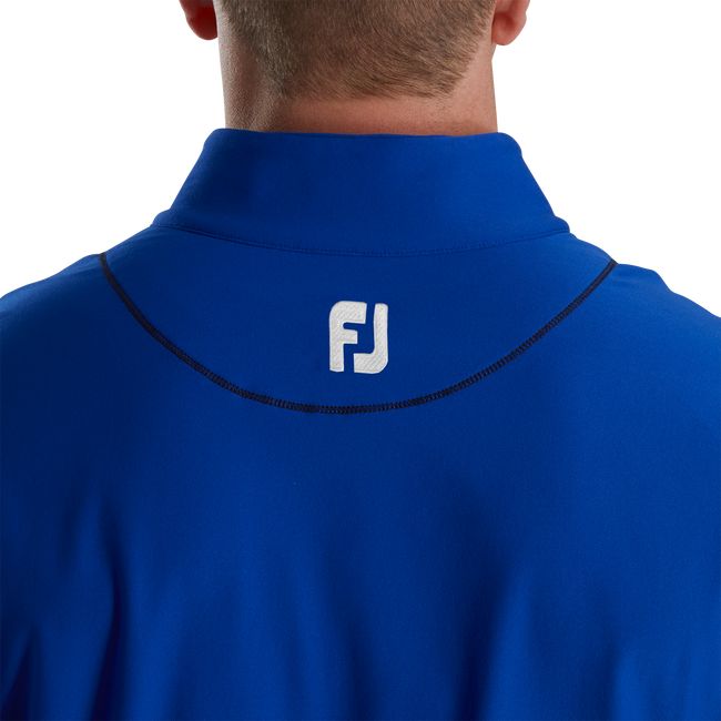 Felpa Footjoy Quarter-Zip Brushed Back - Fj Tour Logo Uomo Blu Scuro | NEGHQFP-26