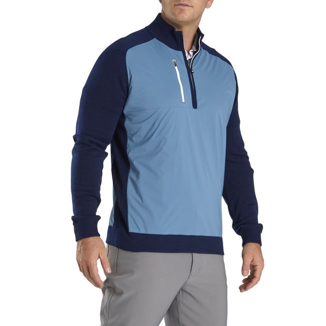 Felpa Footjoy Tech Maglia Uomo Blu | UQYNOAK-50