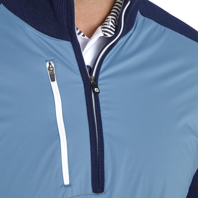 Felpa Footjoy Tech Maglia Uomo Blu | UQYNOAK-50