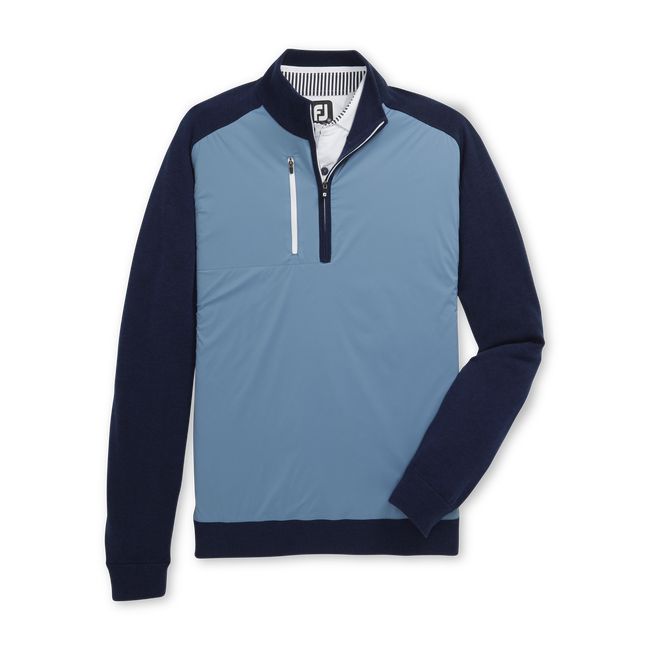 Felpa Footjoy Tech Maglia Uomo Blu | UQYNOAK-50