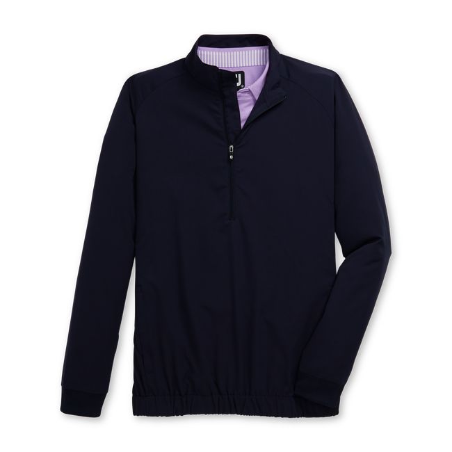 Giacca Footjoy Half-Zip Windshirt Uomo Blu Marino | NLGVQSM-34