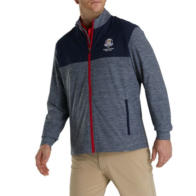 Giacca Footjoy Ryder Cup Full-Zip Ibrido Uomo Blu Marino | SMEATBG-41