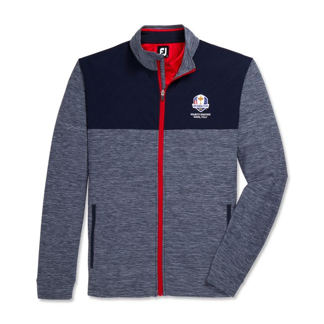 Giacca Footjoy Ryder Cup Full-Zip Ibrido Uomo Blu Marino | SMEATBG-41