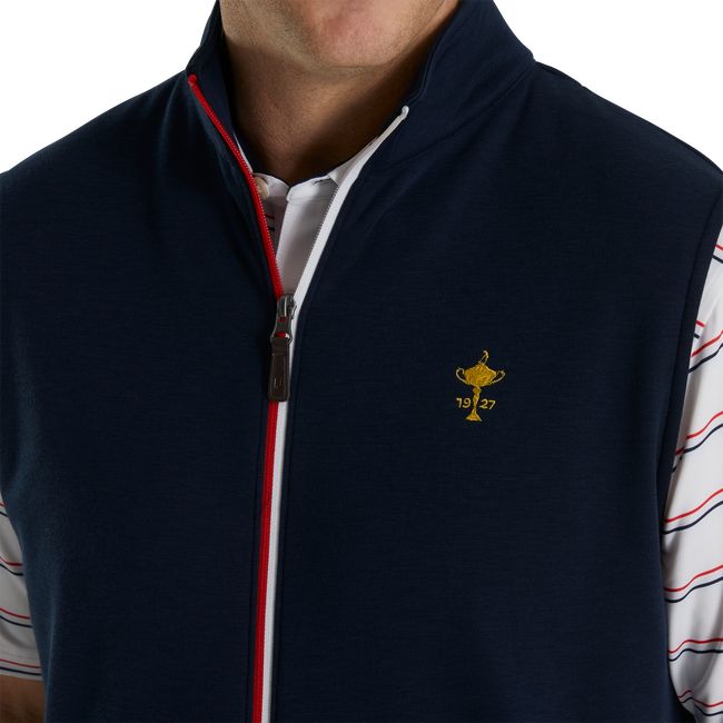 Gilet Footjoy 1927 Trophy Full-Zip Uomo Blu Marino | IGYZPUL-76