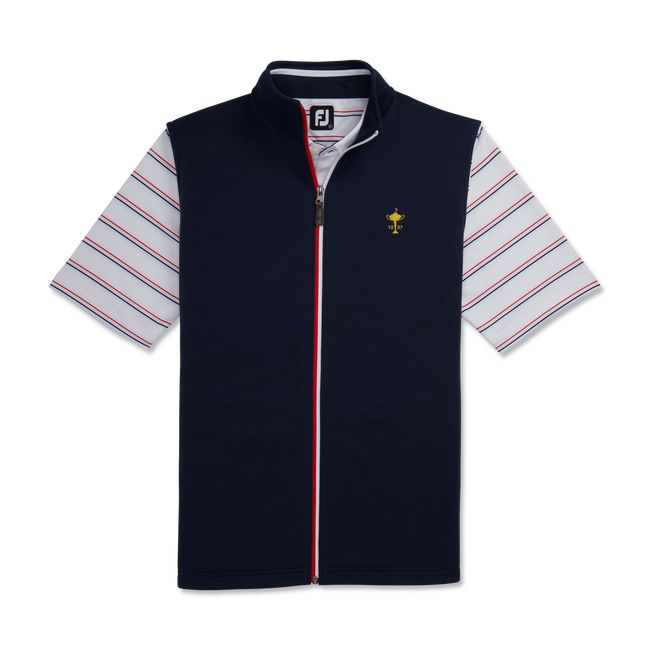 Gilet Footjoy 1927 Trophy Full-Zip Uomo Blu Marino | IGYZPUL-76