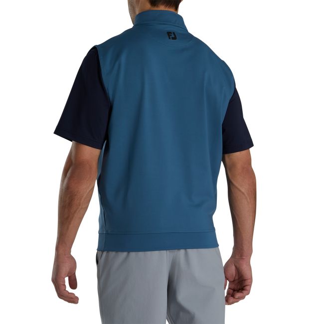 Gilet Footjoy Half-Zip Jersey - Fj Tour Collar Uomo Nere Blu | JBIGXKW-50