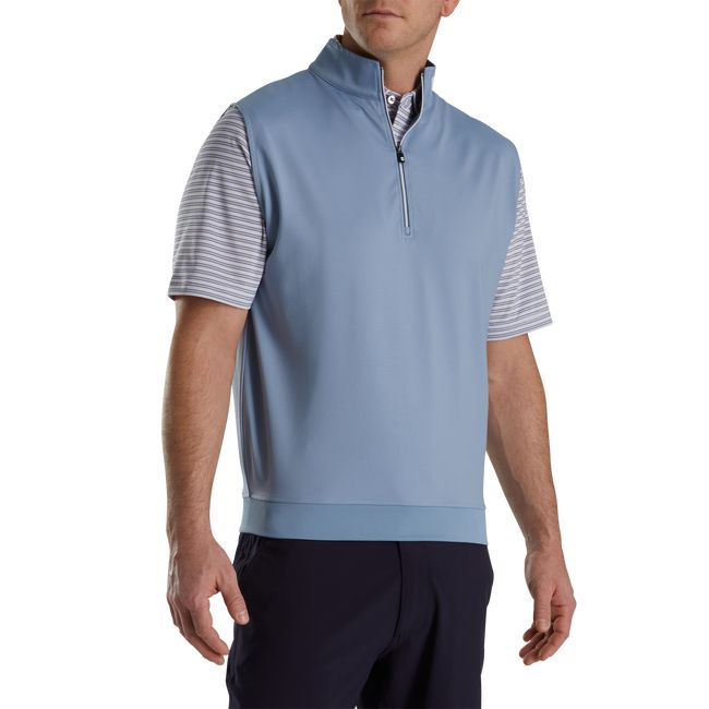 Gilet Footjoy Half-Zip Jersey - Fj Tour Logo Uomo Azzurre | LWVKEMN-14