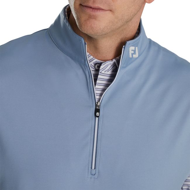 Gilet Footjoy Half-Zip Jersey - Fj Tour Logo Uomo Azzurre | LWVKEMN-14